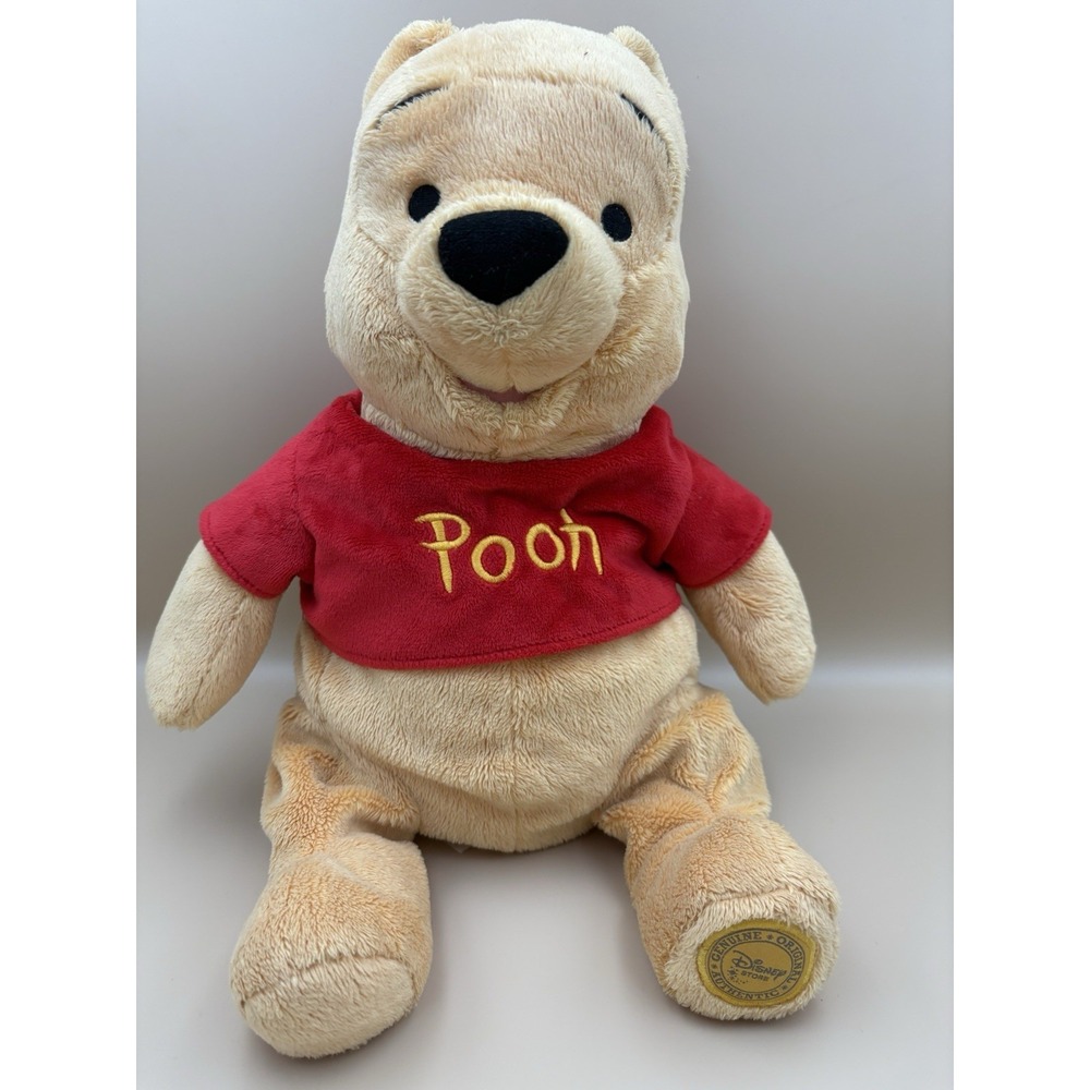 Winnie The Pooh Bear Disney Store Exclusive 16" Plush Authentic Original
